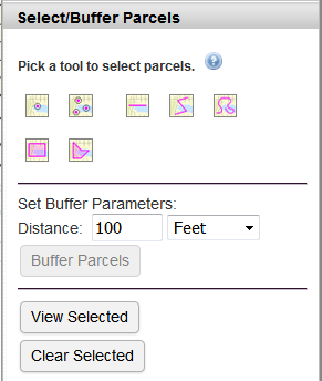 Select/Buffer Parcels